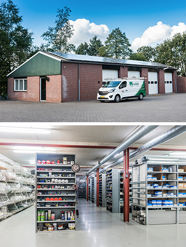 Werkplaats en voorraad Nijkamp Langeveen