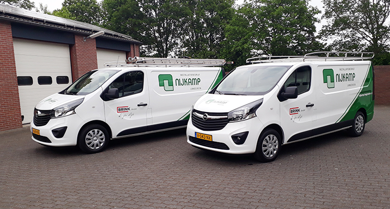 Bedrijfswagens van Nijkamp Langeveen